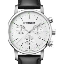 Wenger 01.1743.118 Urban Classic Chronograph Mens Watch 44mm 10ATM