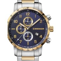 Wenger 01.1543.112 Attitude Chronograph Mens Watch 44mm 10ATM