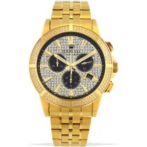 Louis XVI LXVI1037 Majeste Iced Out Chronograph mens watch mens watch 43mm 5ATM