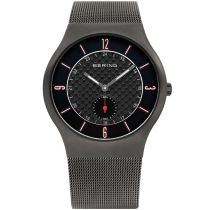 Bering Classic 11940-377 Men's Watch Gray carbon 40 mm