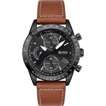 Hugo Boss 1513851 Pilot Edition Chronograph Mens Watch 44mm 5ATM