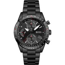 Hugo Boss 1513854 Pilot Edition Chronograph Mens Watch 44mm 5ATM