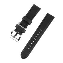 Ingersoll Bison Replacement Strap [22 mm] black + silver buckle Ref. 25050