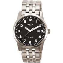 Boccia 3631-02 Men`s Watch Titanium Mens Watch 38mm 10ATM