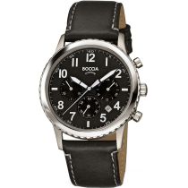 Boccia 3745-01 men`s watch Chronograph titanium Mens Watch 41mm 5ATM