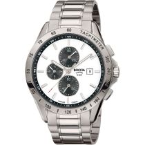 Boccia 3751-04 men`s watch chronograph titanium 43mm 10ATM
