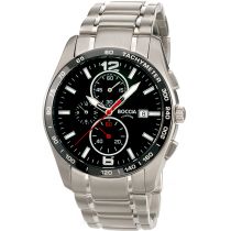 Boccia 3767-02 men`s watch Chronograph titanium Mens Watch 41mm 10ATM