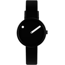 PICTO 43360-0112B Ladies Watch Black and White 30mm 5ATM