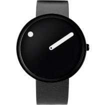 PICTO 43361-4120B Unisex Watch Black and White 40mm 5ATM
