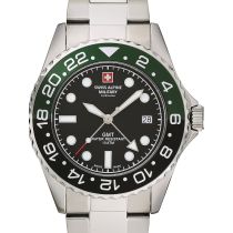 Swiss Alpine Military 7052.1138 men`s watch GMT Mens Watch 42mm 10ATM