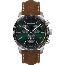 Zeppelin 7288-4 Night Cruise Chronograph Mens Watch 42mm 10ATM
