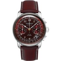 Zeppelin 7614-6 LZ126 Los Angeles Chronograph Mens Watch 43mm 5ATM