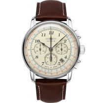 Zeppelin 7624-5 Los Angeles LZ126 Automatic Chronograph Mens Watch 42mm 5ATM