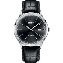 Edox 80106-3C-NIN Les Vauberts Automatic Mens Watch 42mm 5ATM