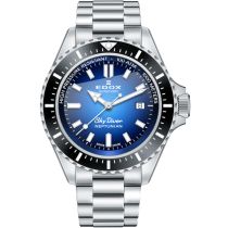 Edox 80120-3NM-BUIDN Skydiver Neptunian Automatic Mens Watch 44mm 100ATM