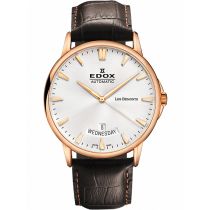 Edox 83015-37R-BIR Les Bemonts Automatic Mens Watch 42mm 3ATM