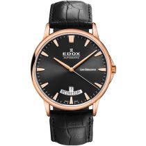 Edox 83015-37R-NIR Les Bemonts Automatic Mens Watch 42mm 3ATM