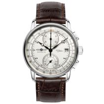 Zeppelin 8670-1 100 years Chronograph Mens Watch 43mm 5ATM