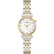 Bulova 98P202 Regatta diamond watch (11) Ladies Watch 24mm 3ATM