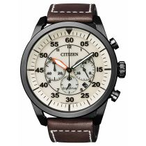 Citizen CA4215-04W Eco-Drive Sports Chronograph Mens Watch 45mm 10 ATM
