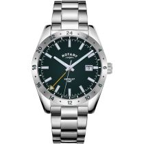 Rotary GB05176/24 Henley GMT Mens Watch 40mm 10ATM