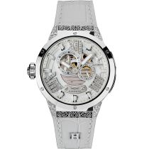 Haemmer GL-200-W White Flash Automatic Ladies Watch 45mm 10ATM