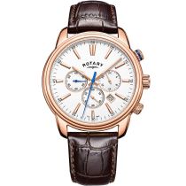 Rotary GS05084/06 Oxford Chronograph Mens Watch 40mm 5ATM