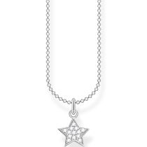Thomas Sabo KE2052-051-14 Star Pave Ladies Necklace, adjustable