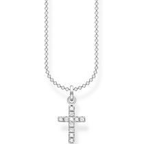 Thomas Sabo KE2069-051-14 Cross Pave Ladies Necklace, adjustable