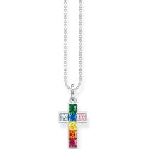 Thomas Sabo KE2166-477-7 Cross Ladies Necklace, adjustable