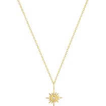ANIA HAIE NAU001-08YG Sunburst Ladies Necklace Gold 14K, adjustable