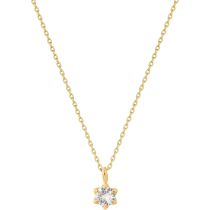ANIA HAIE NAU006-01YG White Sapphire Ladies Necklace Gold 14K, adjustable