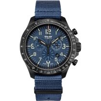 Traser H3 109461 P67 Officer Chronograph blue nato Mens Watch 46mm 10ATM