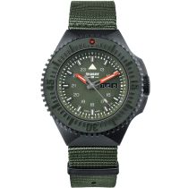 Traser H3 109858 P69 Black-Stealth Green Mens Watch 46mm 20ATM