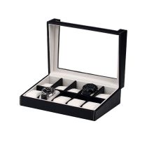 Rothenschild Watch Box RS-3041-10BL for 10 Watches Black
