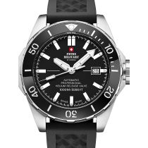 Swiss Military SMA34092.04 Automatic Diver Mens Watch 45mm 100ATM