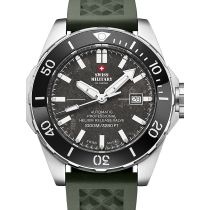 Swiss Military SMA34092.09 Automatic Diver Mens Watch 45mm 100ATM