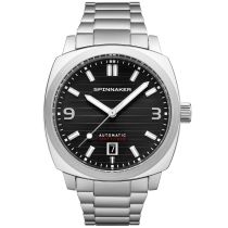 Spinnaker SP-5073-33 Hull Riviera Noire Automatic Mens Watch 