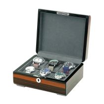 Rothenschild watch case RS-2432-EB for 6 watches ebony