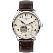 Zeppelin LZ-127 7666-5 Automatic Silver Brown 41mm 50M