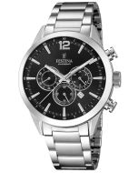 Festina F20343/8 Timeless Chronograph Mens Watch 43mm 10ATM