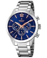 Festina F20343/9 Timeless Chronograph Mens Watch 43mm 10ATM