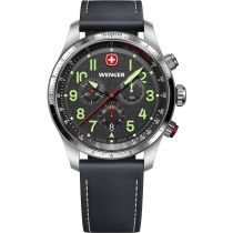 Wenger 01.0543.110 Mens Watch Terragraph Chrono 43mm 10ATM 