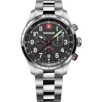 Wenger 01.0543.111 Mens Watch Terragraph Chrono 43mm 10ATM 