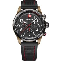 Wenger 01.0543.113 Mens Watch Terragraph Chrono 43mm 10ATM 