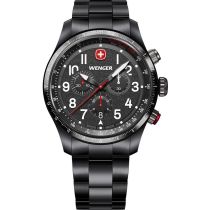 Wenger 01.0543.117 Mens Watch Terragraph Chrono 43mm 10ATM 