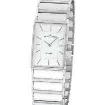 Jacques Lemans 1-1594E York Ceramic Ladies Watch 24mm 5 ATM