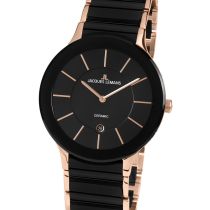 Jacques Lemans 1-1855C Dublin Ceramic Mens Watch 38mm 5 ATM