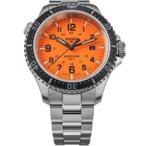 Traser H3 109381 P67 T25 SuperSub orange 46 mm diver Mens Watch 50ATM