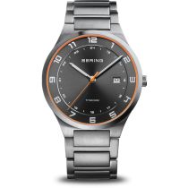 Bering 15139-709 Mens Watch Titanium 39mm 10ATM 